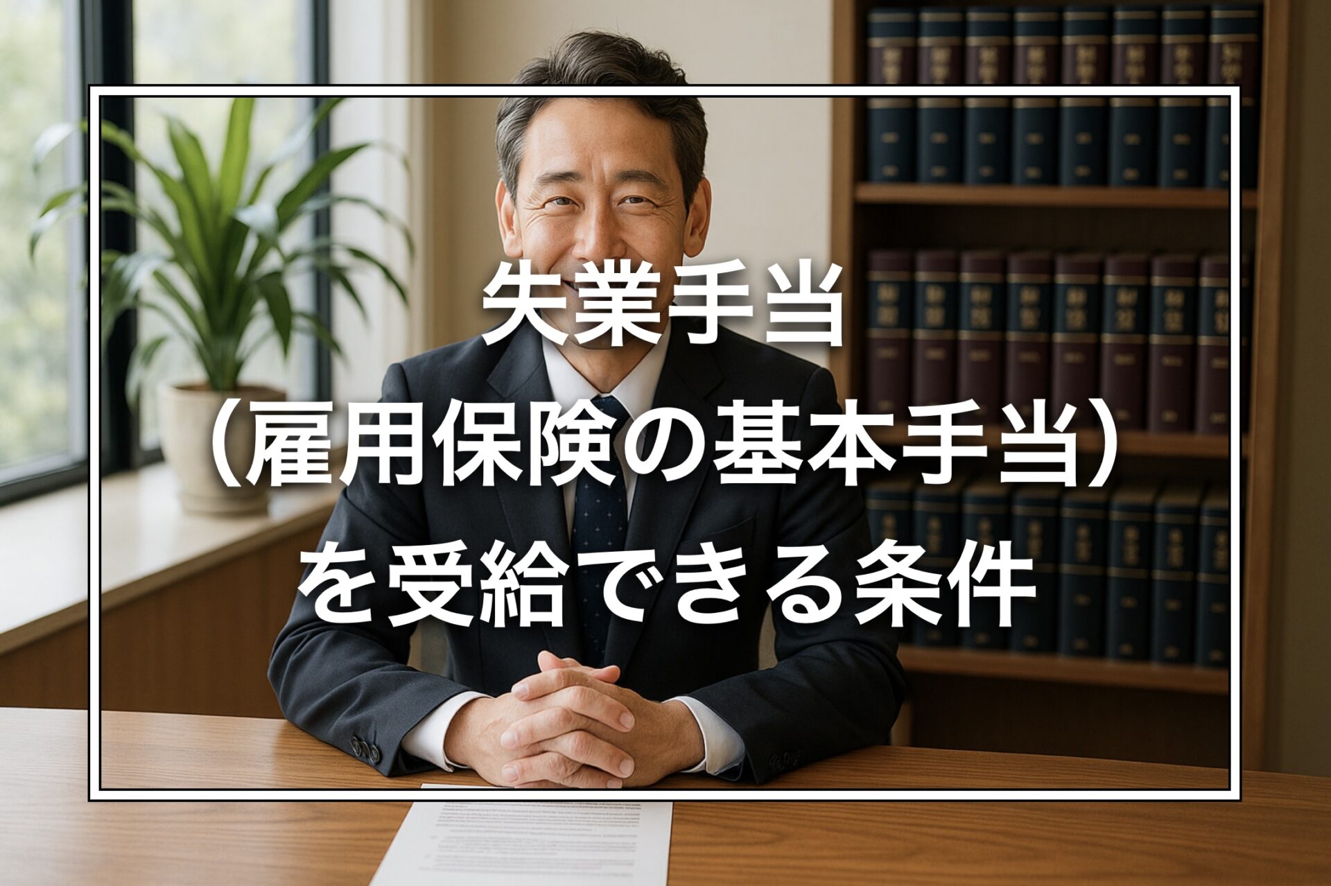 失業手当（雇用保険の基本手当）を受給できる条件